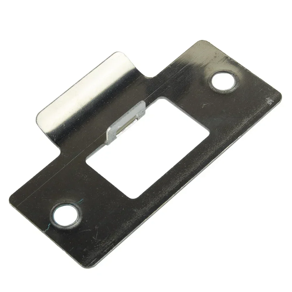 Lock Accessories Door Strike Striker Plate Steel Jamb Systems Plastic Replacement 5/10pcs Door Strike Silver Striker Plate