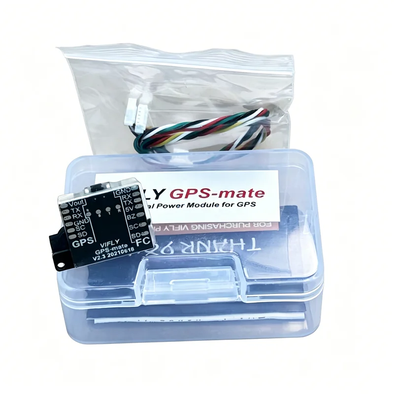 VIFLY GPS‑Mate GPS Locator Module with Integrated Finder Buzzer, 3.5g Anti‑Lost Alarm for FPV Quad and Fixed‑Wing RC Aircraft