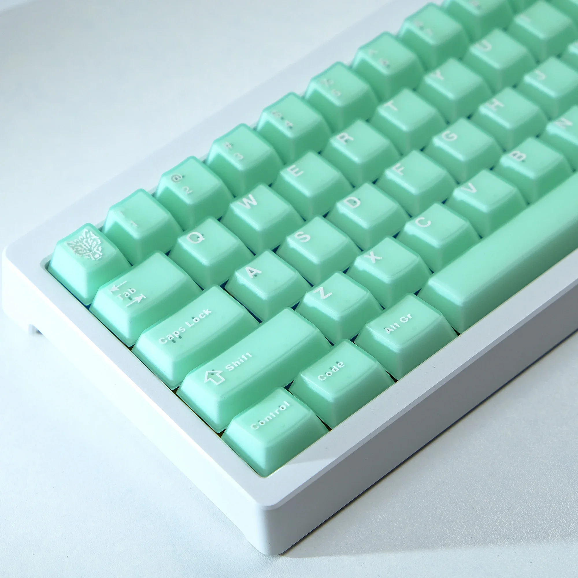 

Translucent Keycaps SA Profile 142KEYS PBT Dye Sublimation for MX ISO Mechanical Keyboard 6.25U Space Bar Green KeyCap