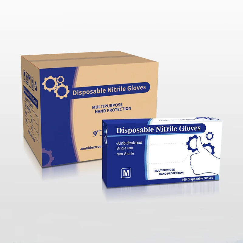 Wholesale disposable powder-free nitrile gloves