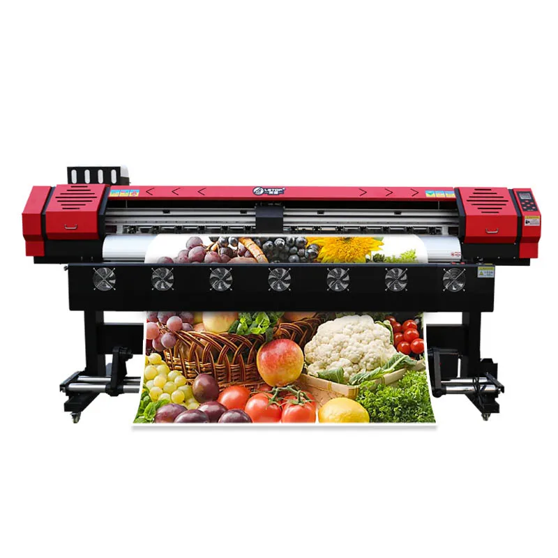 New LETOP Factory XP600 I3200 Roll To Roll Large Wide Format Banner Printer Vinyl Sticker Small Digital Eco Solvent Inkjet Print