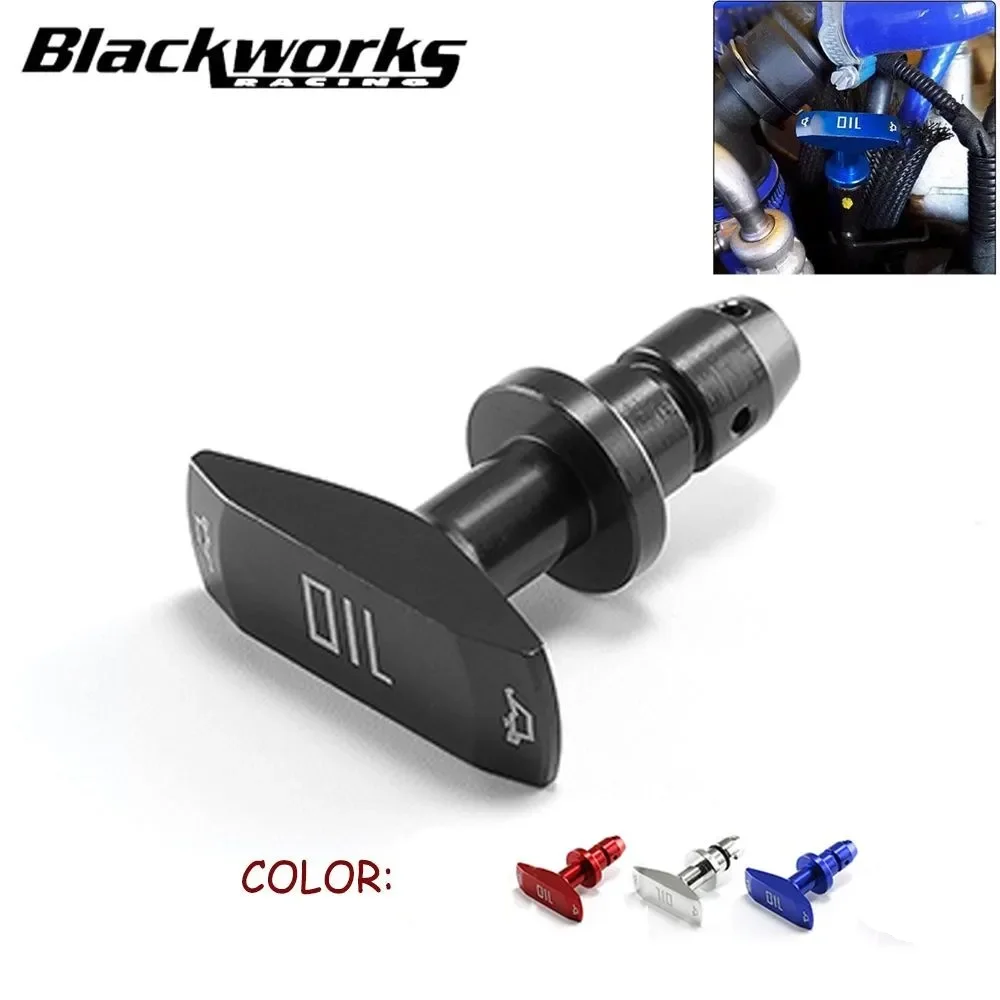 Universal Car Oil Dipstick Pull Handle Automobile Replacement Engine Oil Pullhandle Modification Decoration Aluminum OT-1014