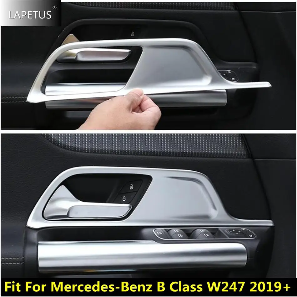 

Door Pull Doorknob Handle Catch Bowl Decor Panel Cover Trim For Mercedes-Benz B Class W247 2019 - 2022 Car Accessories Interior