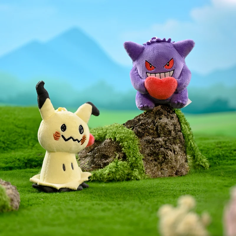 Anime pikachu mew snorlax eevee bulbasaur psyduck kawaii brinquedo de pelúcia saco escolar mochila pingente chaveiro boneca presente