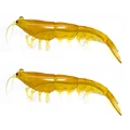 2pcs gold Shrimp