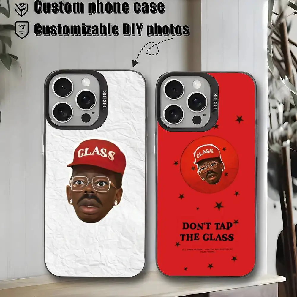 

Don t Tap the Glass T-Tyler Phone Case For iPhone 16,15,14,13,12,11,Mini,Pro,MAX,plus,Black Matte Shockproof Cover