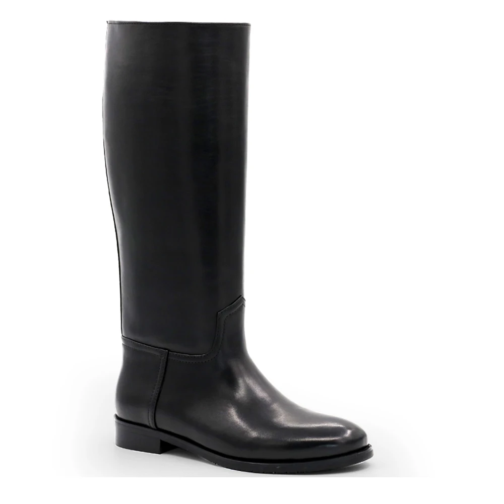 WWII GERMAN Officer EM LEATHER COMBAT BOOTS Knight SHOES RIDING BOOTS