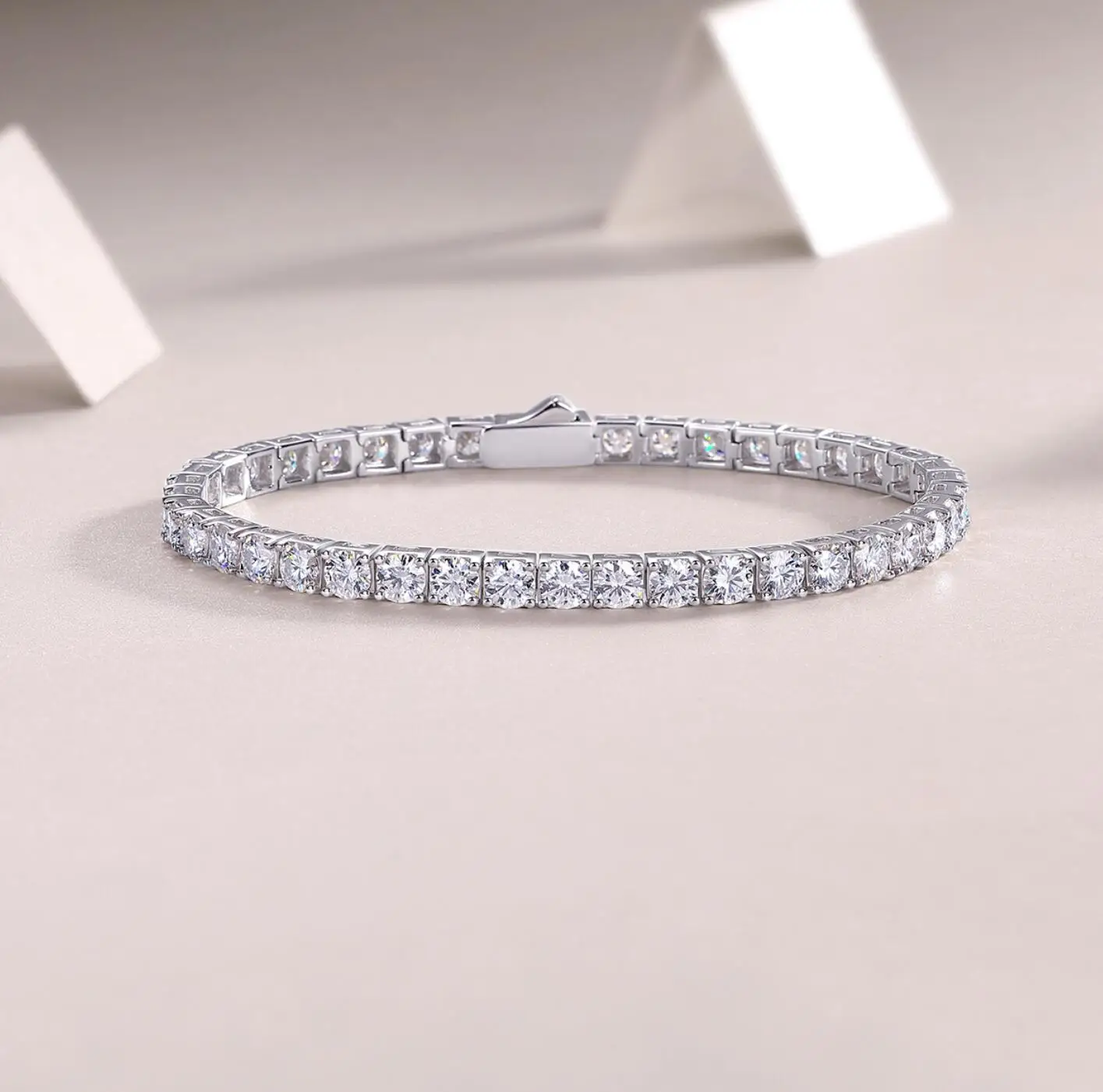 Thumbnail 3 - #22 Latest Moissanite Tennis Bracelets Offers