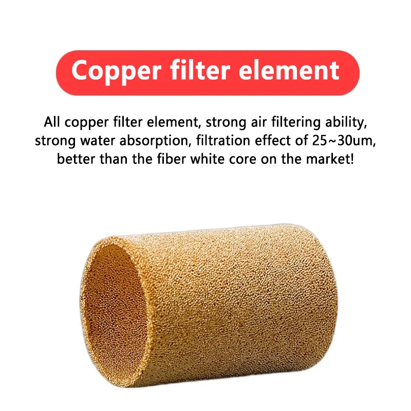AF2000 1/4 source processor Copper filter Air pump filter Oil and water separator Pneumatic Components Air Compressor