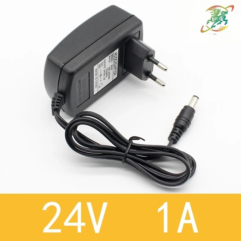 

1 PCS Más Nuevo Enchufe Europeo Caliente AC 110V-220V Convertidor DC 24V 1A Adaptador De Fuente De Alimentación Del Servidor