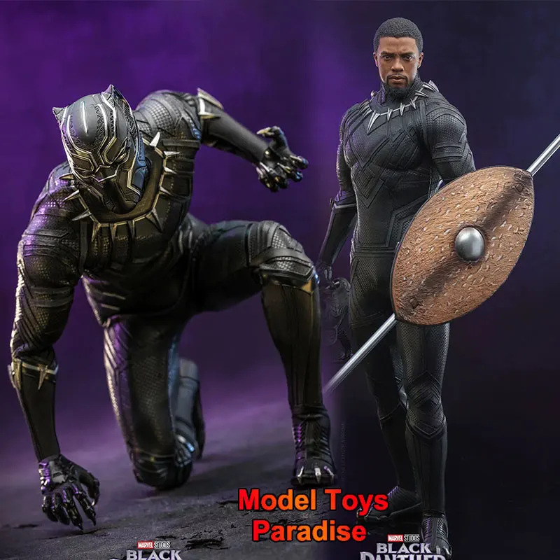 

HotToys MMS671 1/6 Collectible Toys Black Panther 3.0 Yuanzu Battle Clothes Super Hero Soldier 12inch Action Figure Model Gifts
