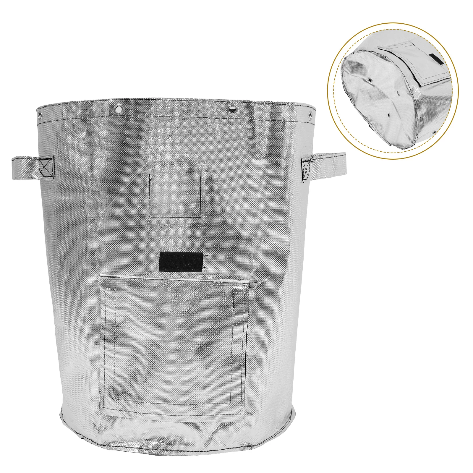 

Silver Oxford Cloth Planting Bags for Tomato Potato Peanut Balcony Garden Vegetable Succulent Nursery Flower Planter Growing