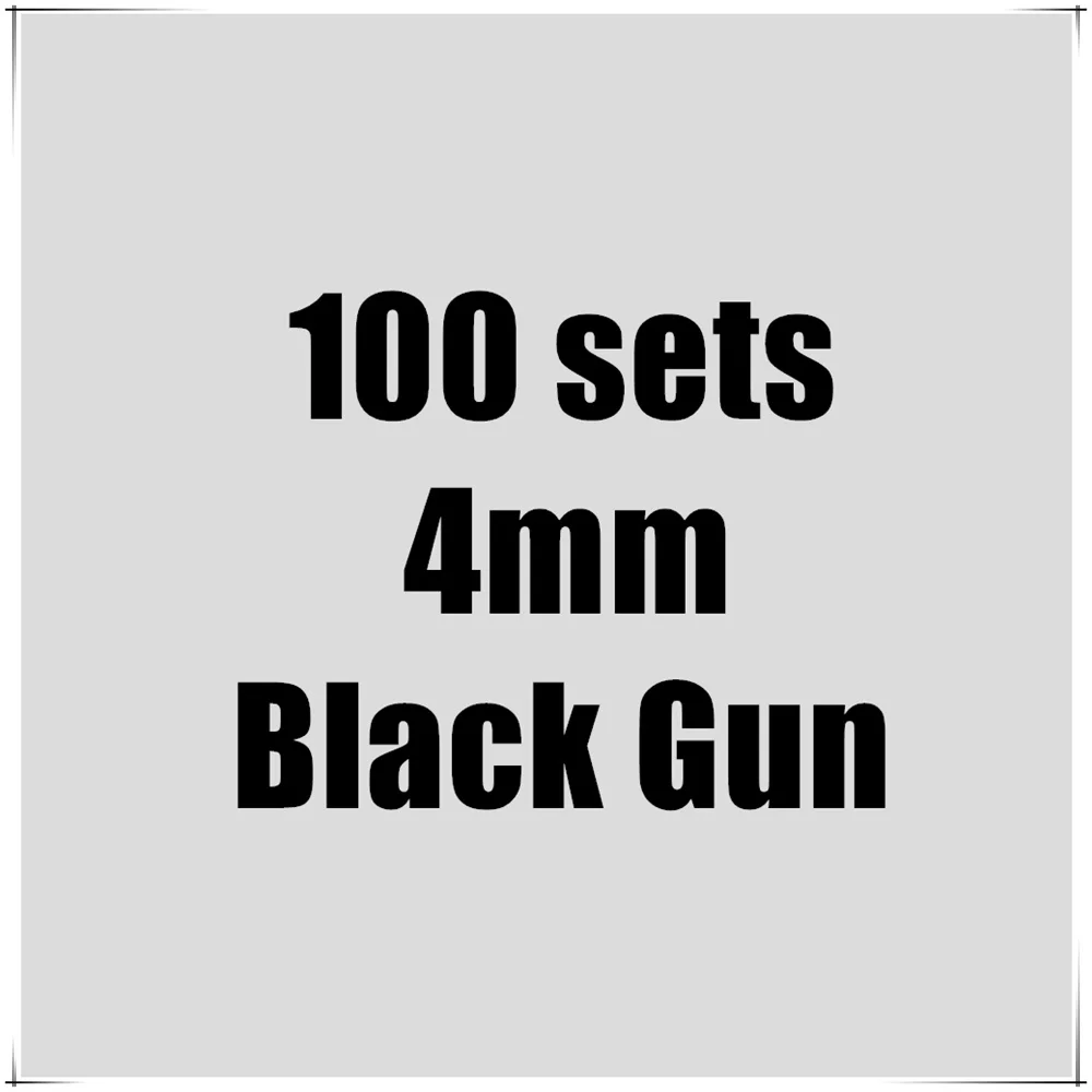 100 stks/pak Metalen Oogjes Grommets 3 MM 4 MM 5 MM voor Leather Craft DIY Scrapbooking Schoenen Mode Praktische Accessoires