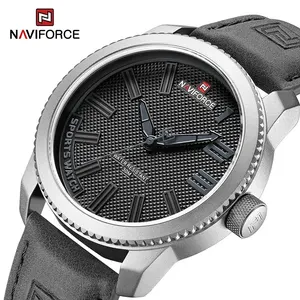 Navıforce popüler erkek izle askeri spor şok geçirmez su geçirmez su geçirmez água deri izle erkek moda casual saat erkek Bu saat için en iyi 10 satış-no. 8