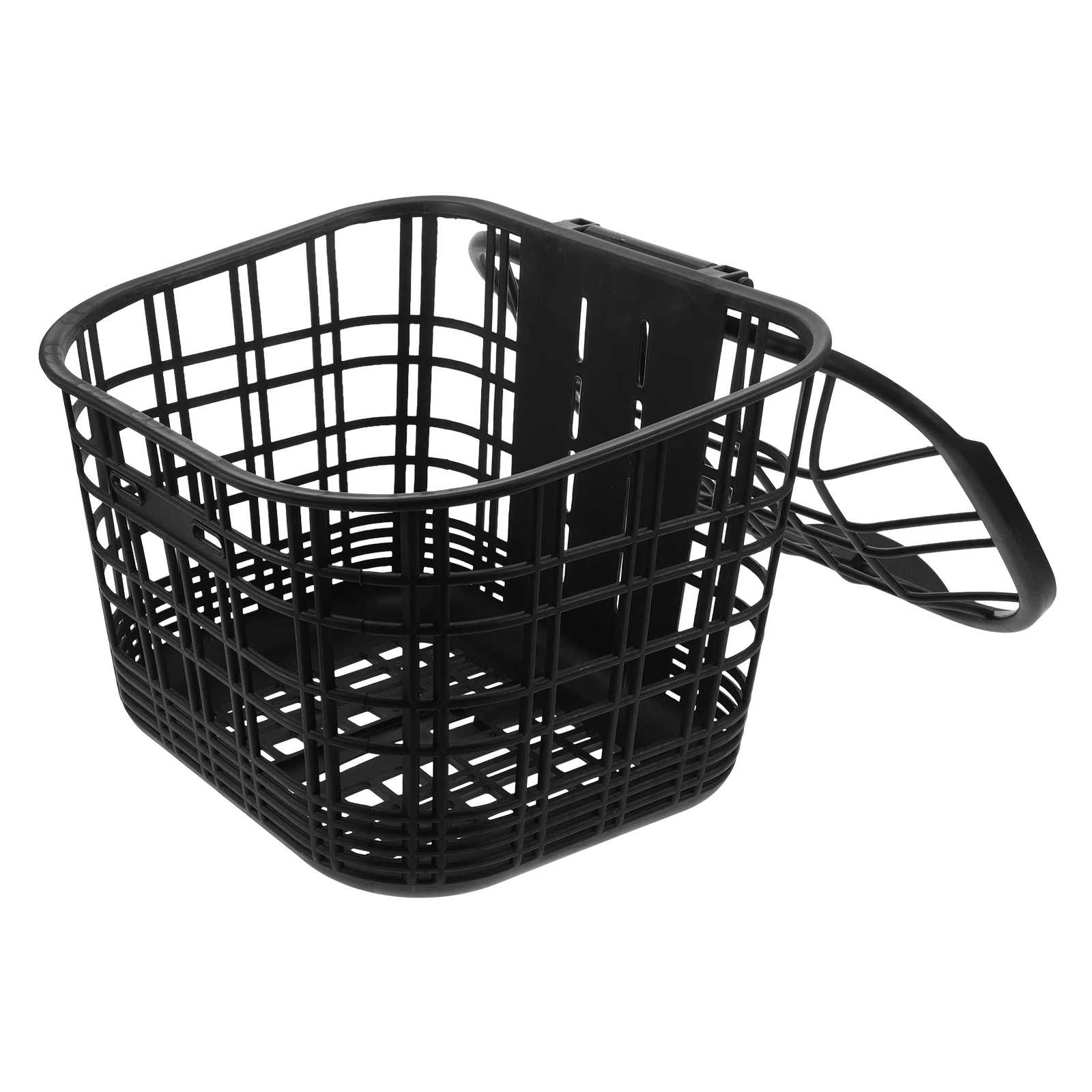 

Bike Front Electric Heavy Duty Storage Basket White Plastic Basket for E Bike Scooter Cycling Large Capacity