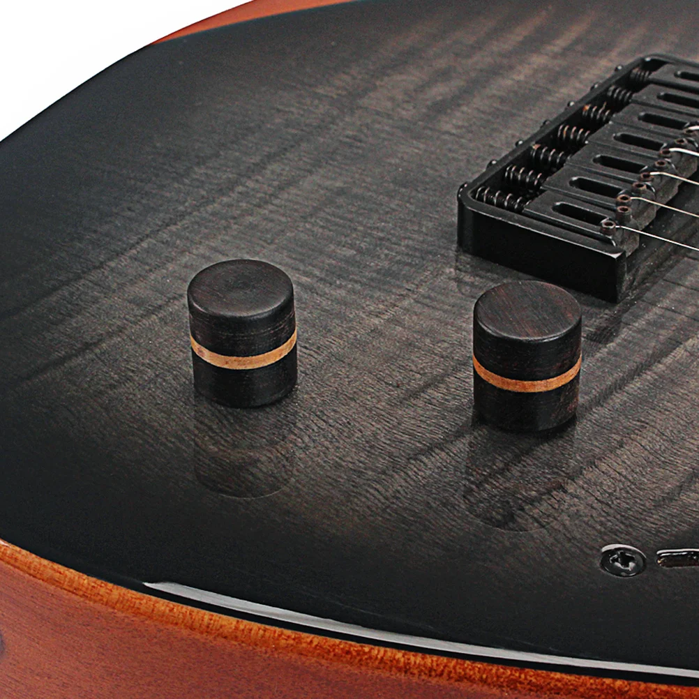ปุ่มปรับเสียงกีตาร์เบส 3 ชิ้น ทำจากไม้โรสวูด สำหรับเปลี่ยนอะไหล่ ใช้ได้กับปุ่มปรับเสียงแบบ Concentric Split Shaft ทนทาน