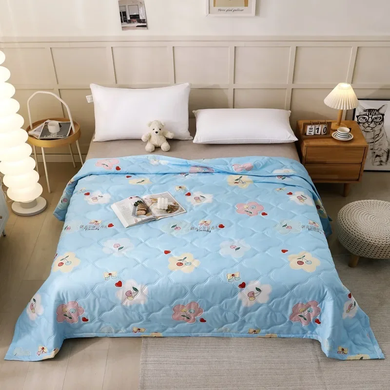 1pc Comforter Summer quilt Machine Washable Single Double Blanket for Bed Soft Comfortable Quilt Decor summer blanket dekbed 퀼트