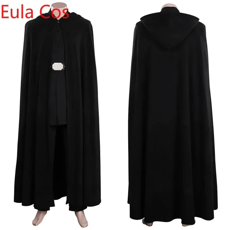 Luke Skywalker Costume Cosplay Top Pantaloni Mantello Abiti Fantasia Uomo Ragazzi Halloween Natale Carnevale Festa Abiti travestimento