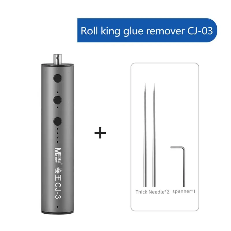 Maant CJ-3 Roll King Electric OCA Glue Remover Adjustable Four Speeds For Mobile Phone Repair OCA Glue Removal Cleaning Tool