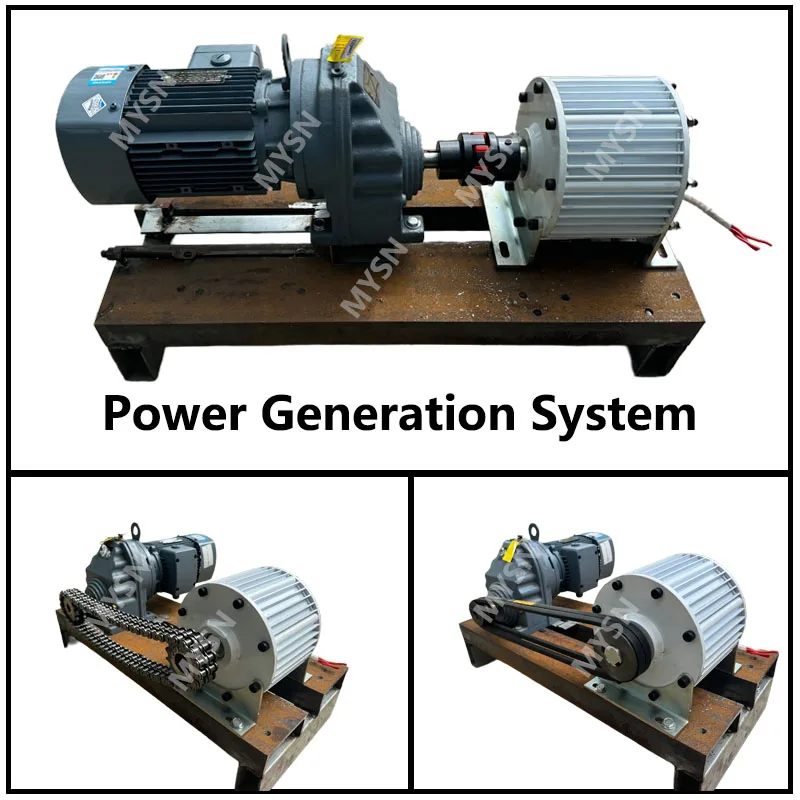 30000W 30kw Generator 380V 96V 220V Low Speeds 3 Phase Gearless Permanent Magnet AC Use For Water Conservancy And Wind Power