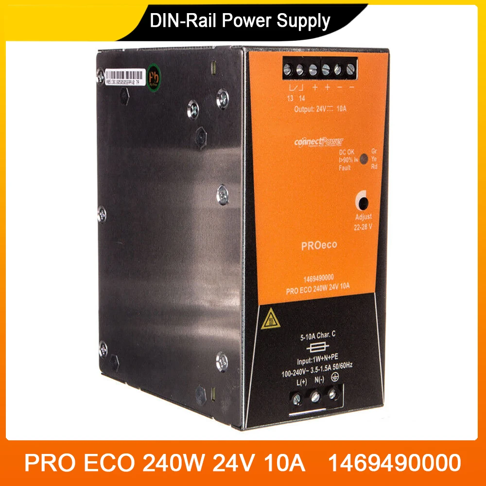 New PRO ECO 240W 24V 10A 1469490000 DIN-Rail Power Supply Switching Power Supply For Weidmuller