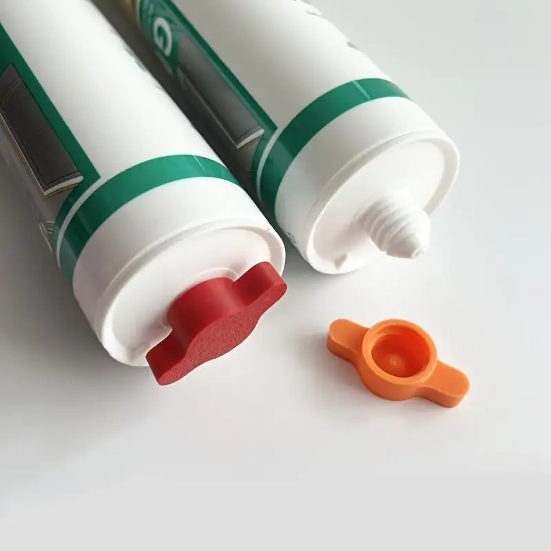 HOT! 10PCS Orange Glass Glue Caps - Durable Plastic Sealing Caps For Standard Glue Bottles, Portable Decoration Tools