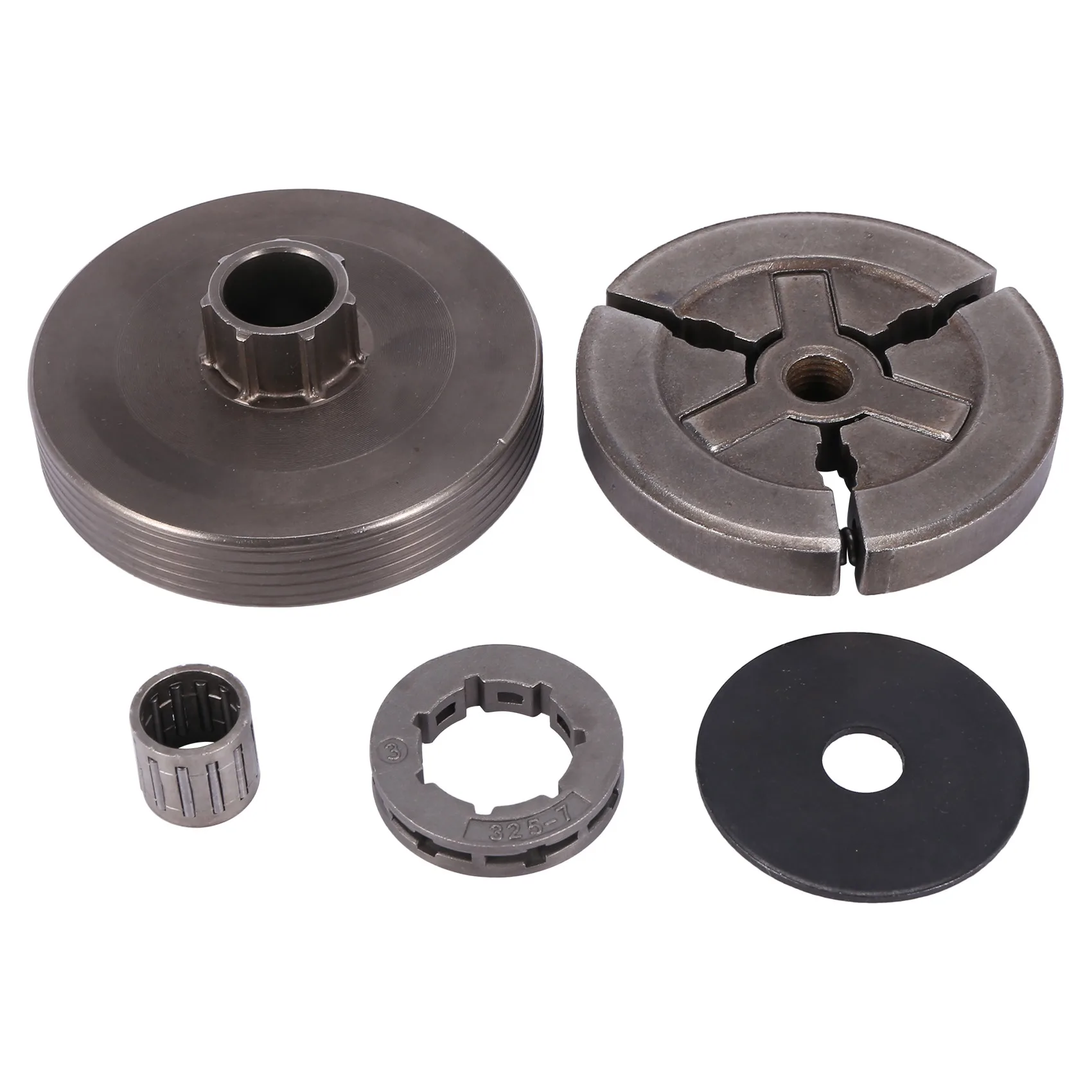 A98U Clutch Drum & Clutch & Sprocket Rim & Needle Bearing Fit for Chinese Chainsaw 4500 5200 5800