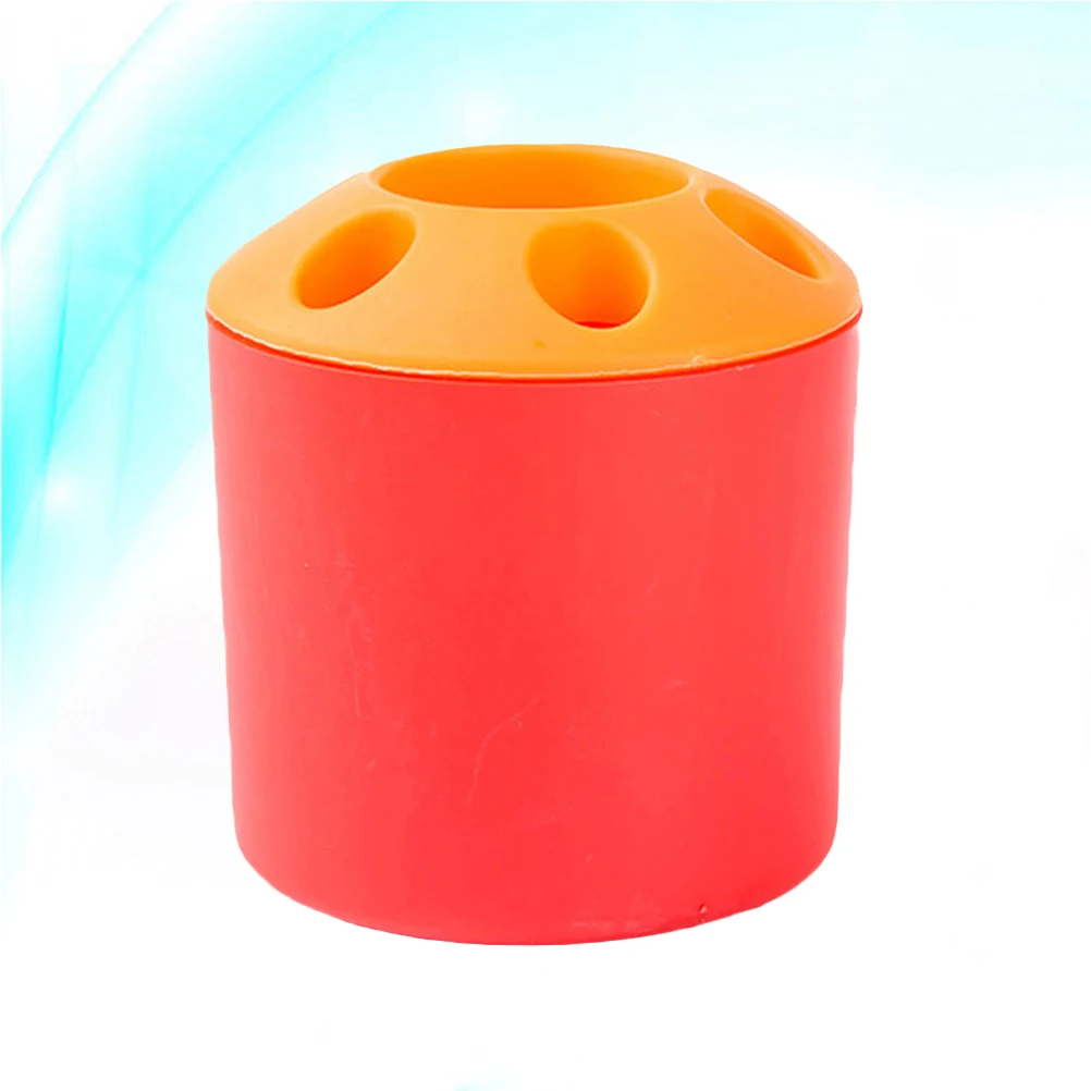 

Toothbrush Holders St for Bathrooms Countertop ganizer Container Red Lovers Toothbrush Storage Toothpaste Holder Slim Profile