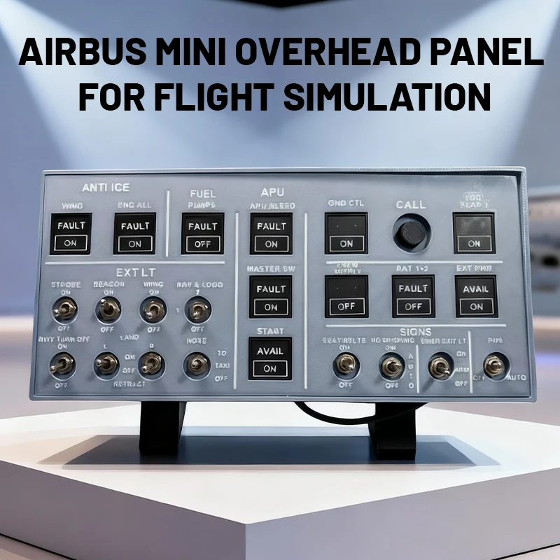 

Flight Simulator Airbus Mini Overhead Panel Peripheral Supports Fenix ​​Series A320 TLS 320 Series
