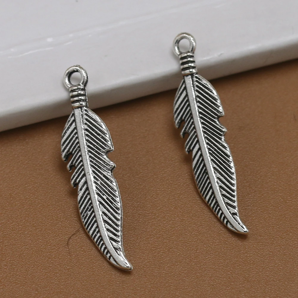 

100 Pcs Alloy Pendant Charm DIY Charms Jewelry Making Pendants Leaves Durable Workmanship Necklace Bracelet Earrings Accessories