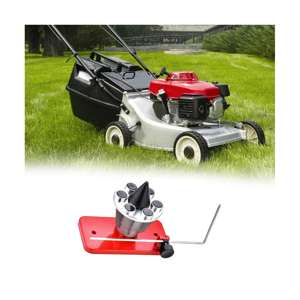 Blade Balancer Provide Smooth Cut Reduced Vibration and Engine Wear Wall 200mm 339075B for All Lawnmower Accessories