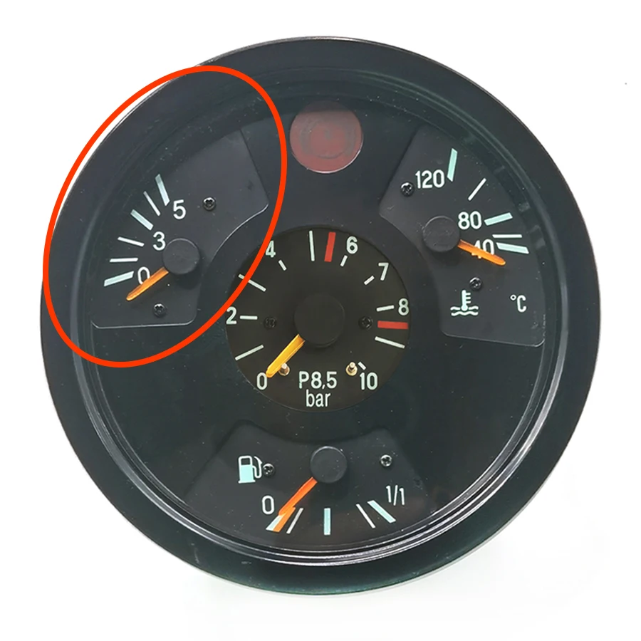 For Mercedes Unimog Truck & Bus MB combination table Oil pressure gauge 0025421702 Olga gauges 0-5bar