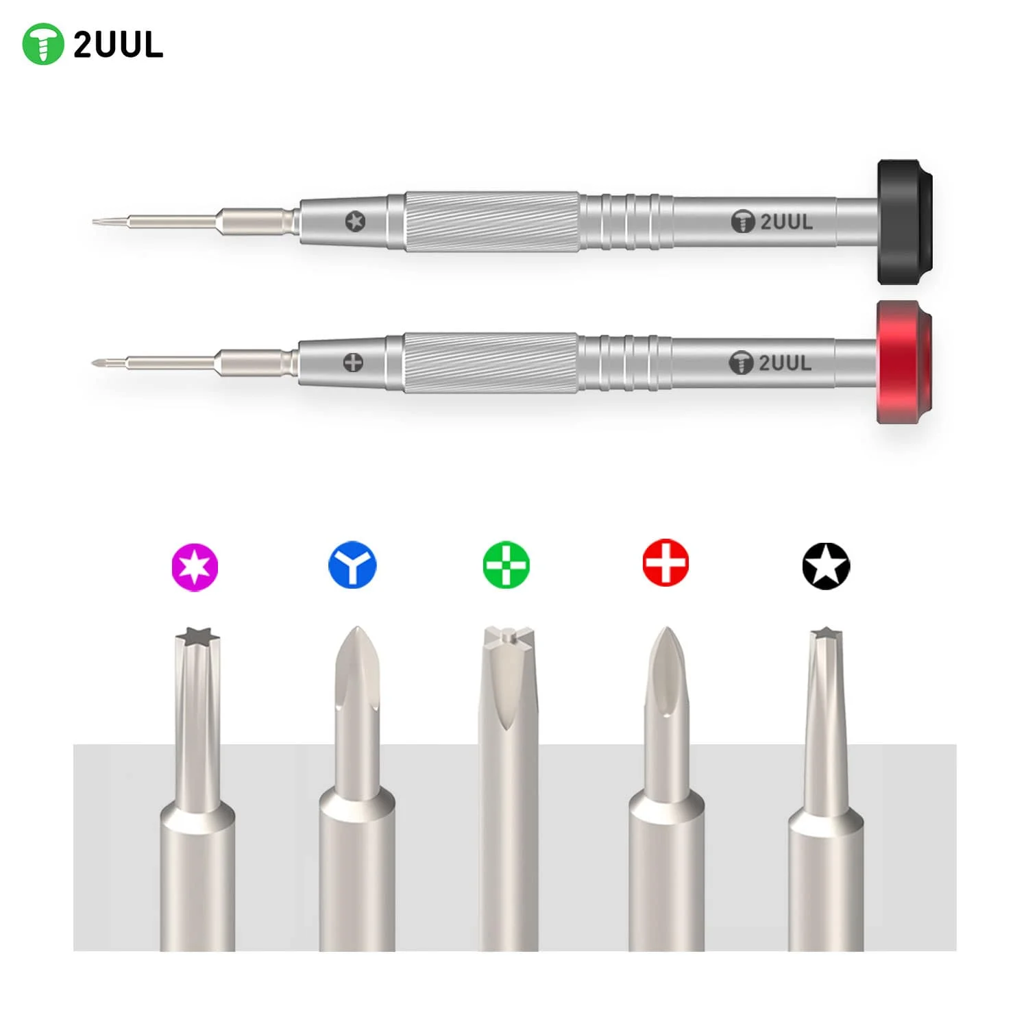 2UUL Repair Bolt Driver for IPhone Android Mobile Phone Main Board LCD Screen Dismantling Combat Screwdriver Set Tools