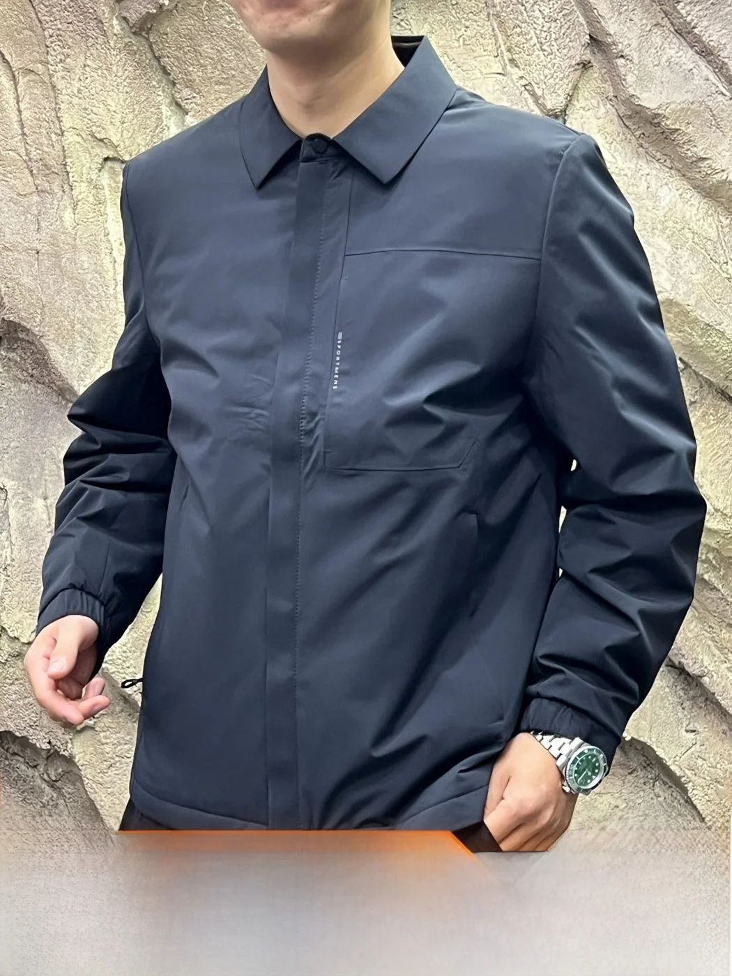 High-End Executive Style Men's down Jacket 90 Duck down Filling Windproof Waterproof Business Winter Coat Warm Regular Fit