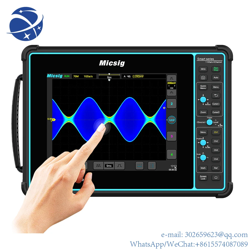 

Micsig Automotive Tablet Oscilloscope 8" TFT LCD SATO1004 Handheld Lgnition Diagnostic Analysis 100Mhz 4CH Touch Screen ATO1104