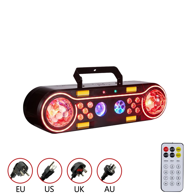 Multifunctional 100W Magic Ball Pattern Light Stage Laser Light Sound Active Auto Run DMX512 Strobe Color Atmosphere Lamp