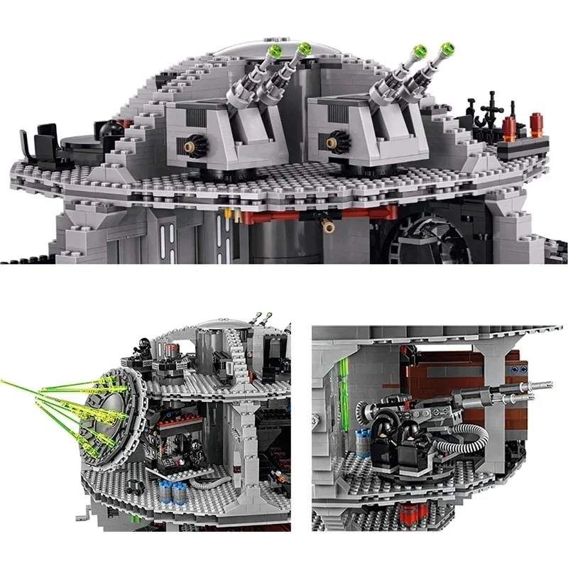 In Stock DS-3 Platform Death Star Plan75159 Great Ultimate Weapon Compatible Building Blocks Bricks Toy For Kids Birthday Gifts