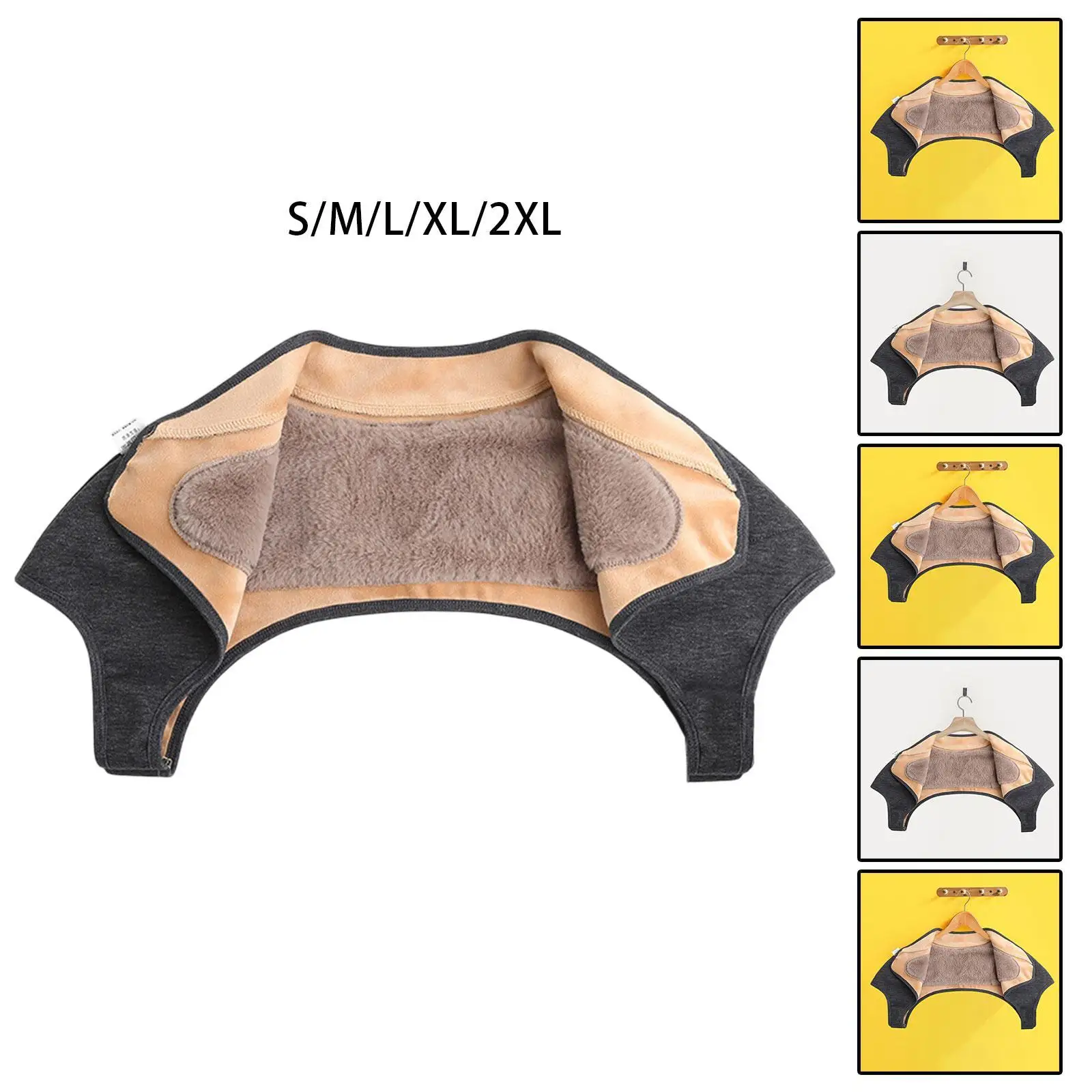 Shoulder Warmer Wrap Fake Collar Winter Clothing Accessories Comfortable Shoulder Wrap Protector for Girls Men Elderly Women