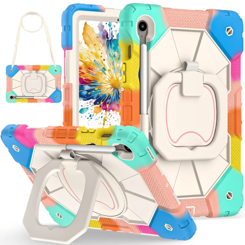 

Противоударный чехол с поворотом на 360° для Samsung Galaxy Tab S10 Lite 2025 10.9 дюймов SM-X400 SM-X406, безопасный для детей