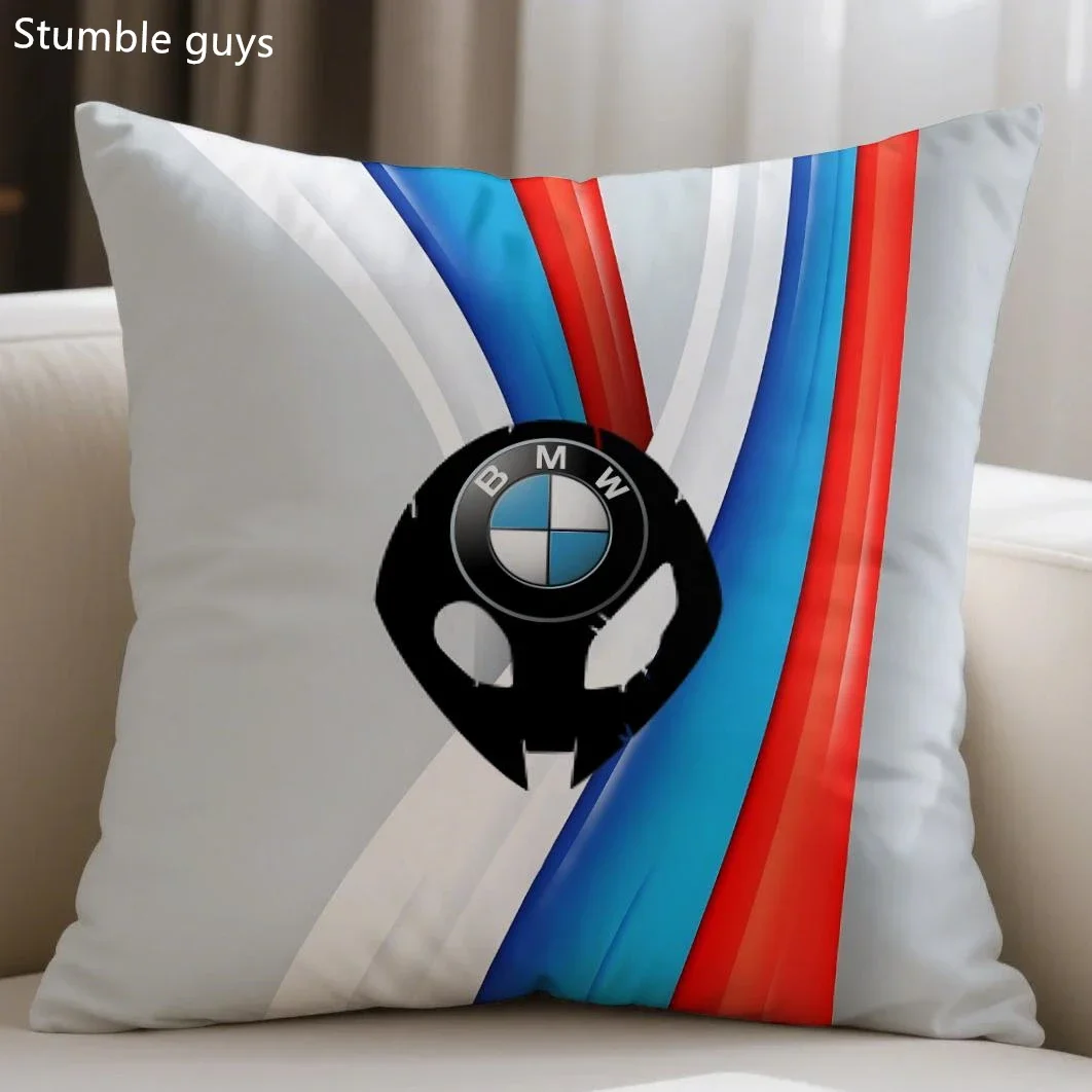 

Sofa Cushion Cover BMW 45X45cm M Power Sports Motorcycle Racing Cozy For Daily Sitting