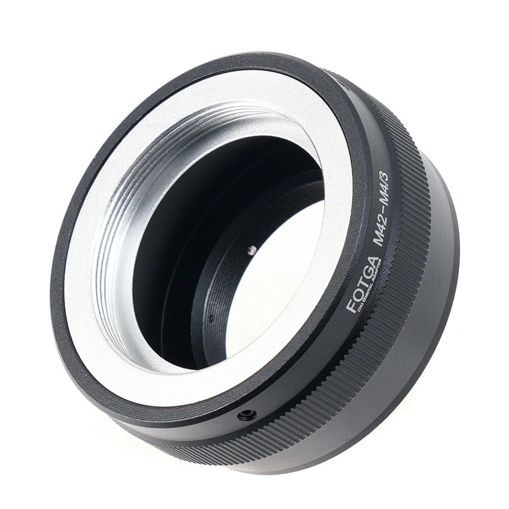 FOTGA Adapter Ring With Baffle For M42 42mm Screw Mount Lens to For Olympus For Panasonic Lumix MFT M4/3 Mount Mirrorless Camera
