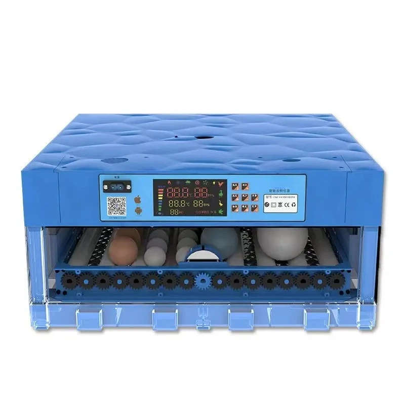 Hot Sale 64 Fully Automatic Egg Incubator  Chicken Egg Hatcher for Home Farm