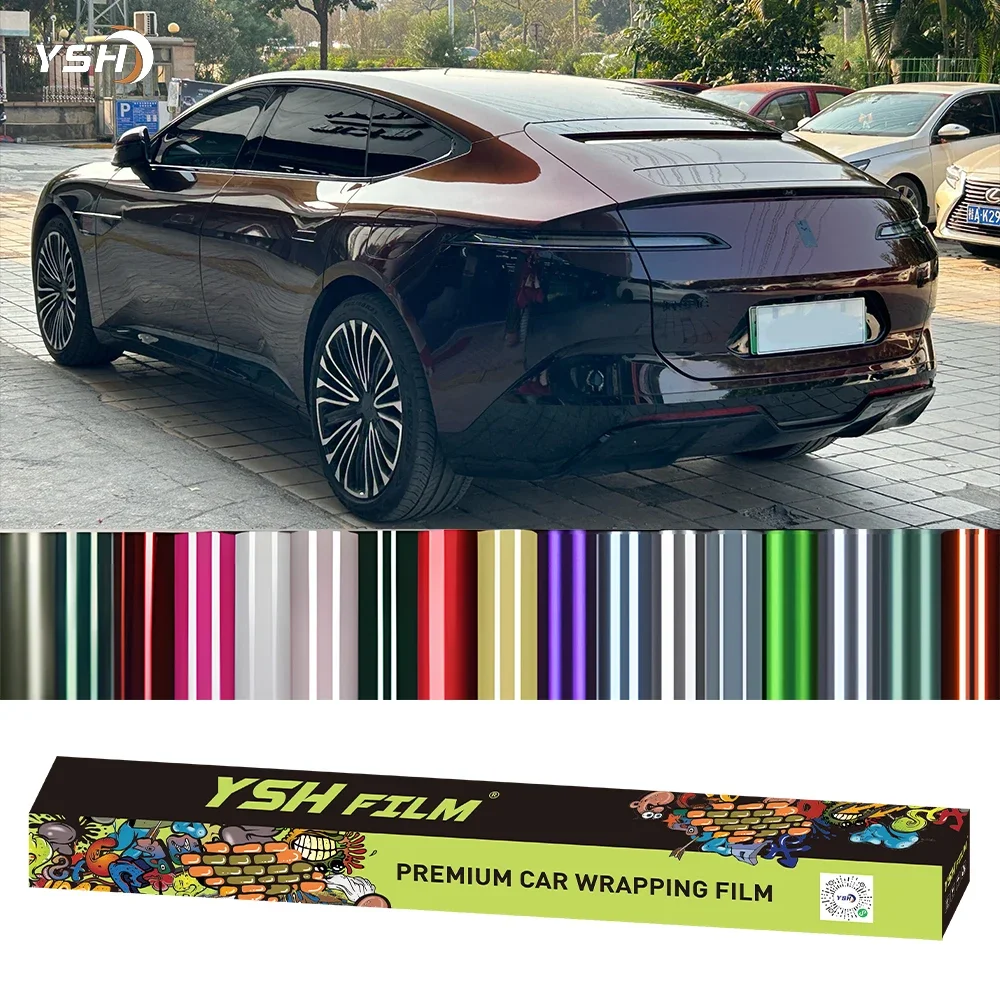 2025 Hoge Kwaliteit Uv-bestendig Auto Films Papier Veranderende Verven Film Sticker Anti-Kras Wrap Roll Kleurverandering