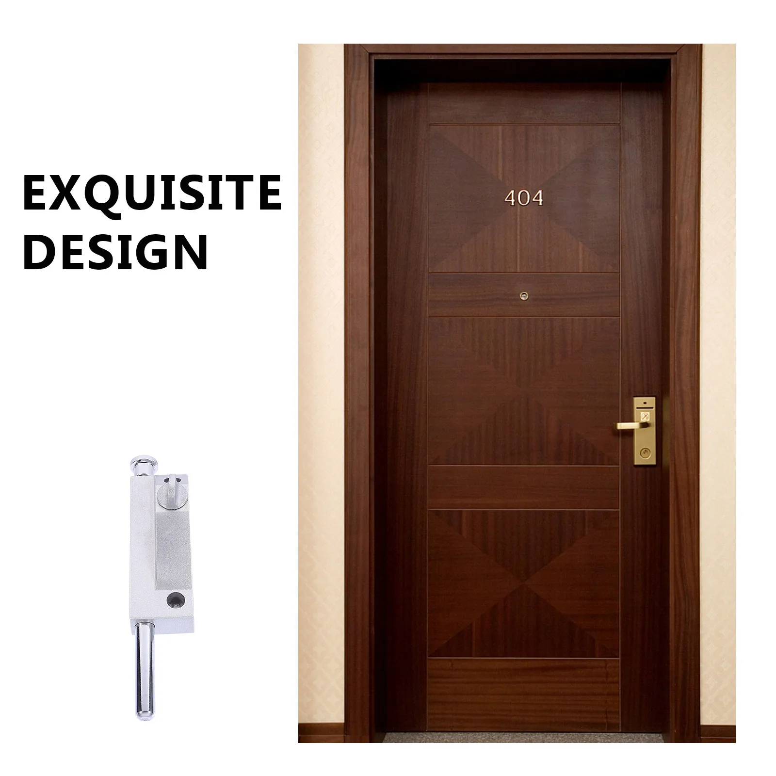 

Zinc Alloy Spring Latch Foot For Security Gate Heavy Duty Spring Lock Revolving Door Bolt Zinc Alloy Door Lock