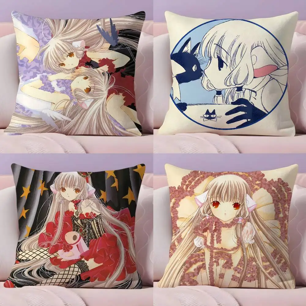 

Anime C-Chobits Pillow Case Pillowcase Ultra Soft Skin Friendly Fabric Cloud Like Comfort & Concealed Zipper