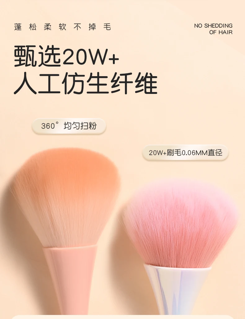KANIU Nagelstaubbürste mit weichen Borsten, schlanke Nagelreinigungsbürste, fusselfreie Staubbürste, ideal für Nagelpflege, Make-up und Tastaturreinigung – Detail 2