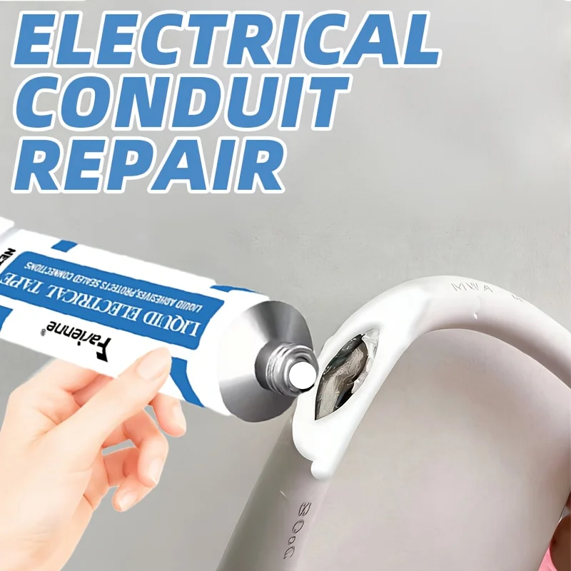 

Жидкий изоляционный клей, устойчивый к высоким температурам, огнестойкий, легко восстанавливает и изолирует провода и печатные платы.