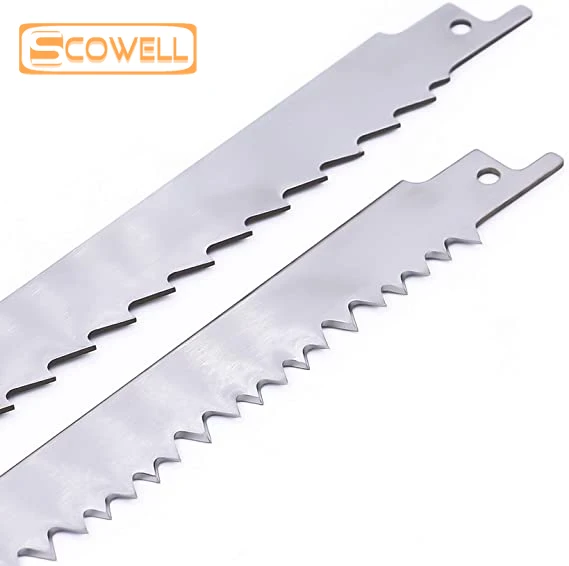 Hoja de sierra recíproca de acero inoxidable, herramientas de bricolaje para cortar madera, hielo, carne, hueso, 2 piezas, 9 pulgadas, 5TPI, 3 piezas, 12 pulgadas, 3TPI, 5 paquetes