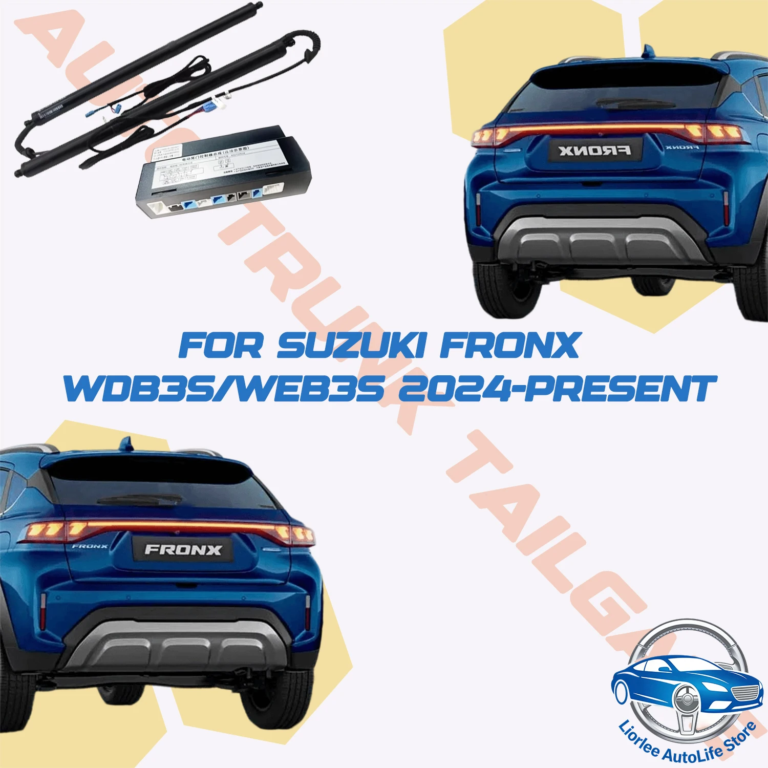 For Suzuki Fronx WDB3S/WEB3S 2024-present Car Power Trunk Lift Electric Hatch Tailgate Tail Gate Strut Auto Rear Door Actuator