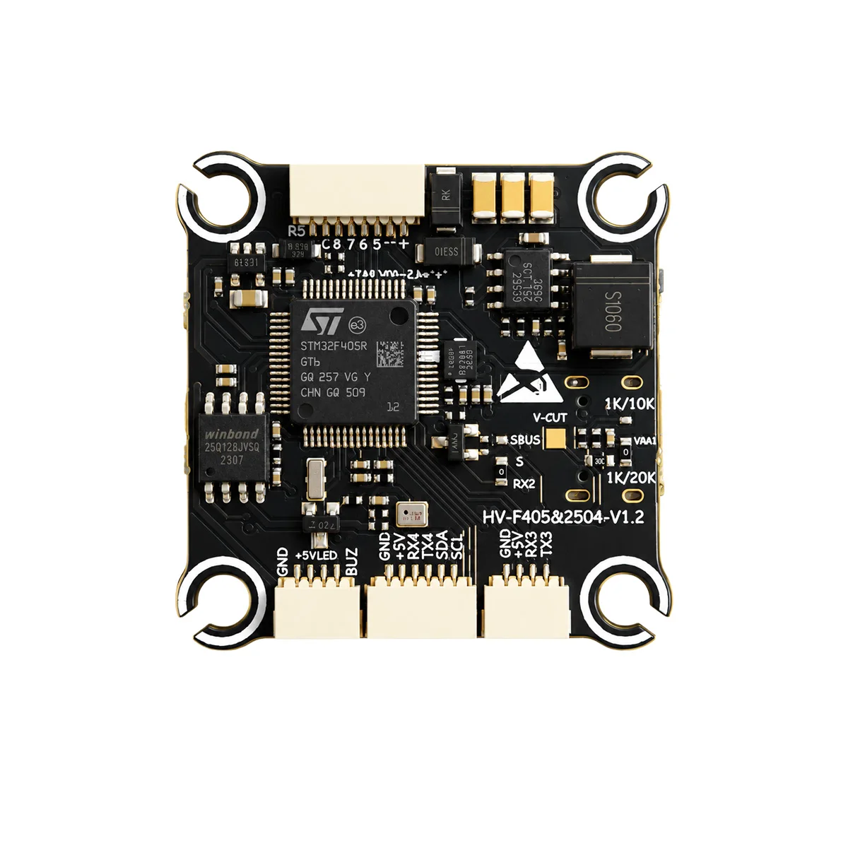 F405 Flight Controller 80A 4-in-1 ESC Stack STM32F405 ICM42688-P 16MB Blackbox 30.5x30.5mm for FPV Racing Drone